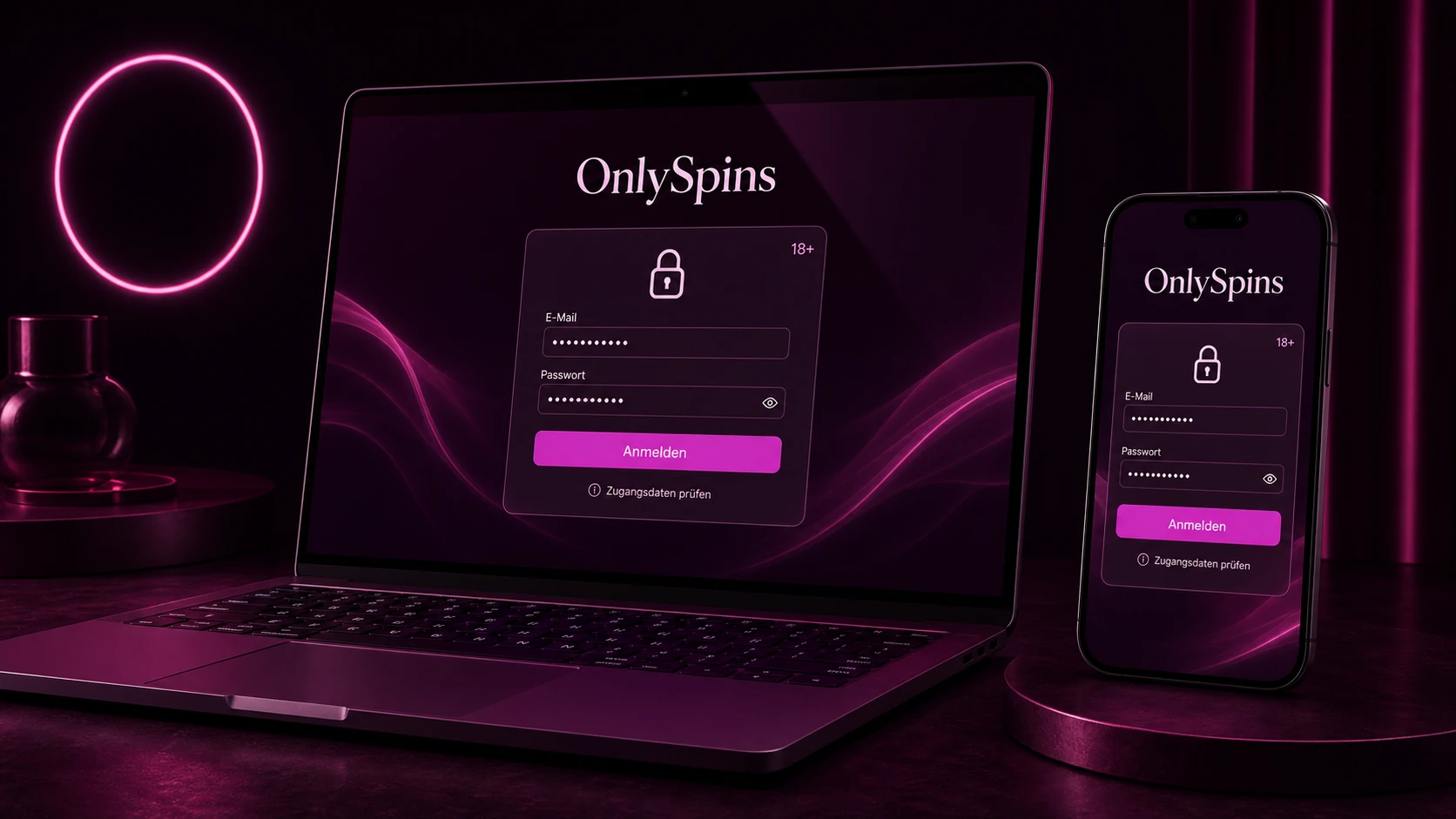Beim OnlySpins Casino Login anmelden